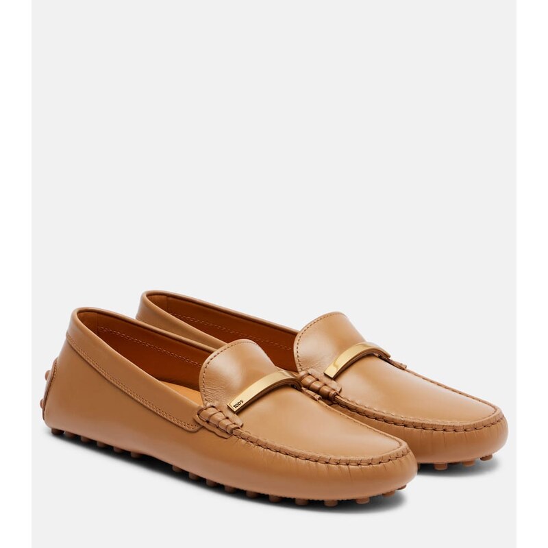Tods Gommino embellished leather loafers