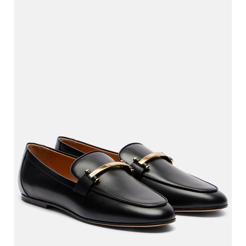 Tods Barretta leather loafers