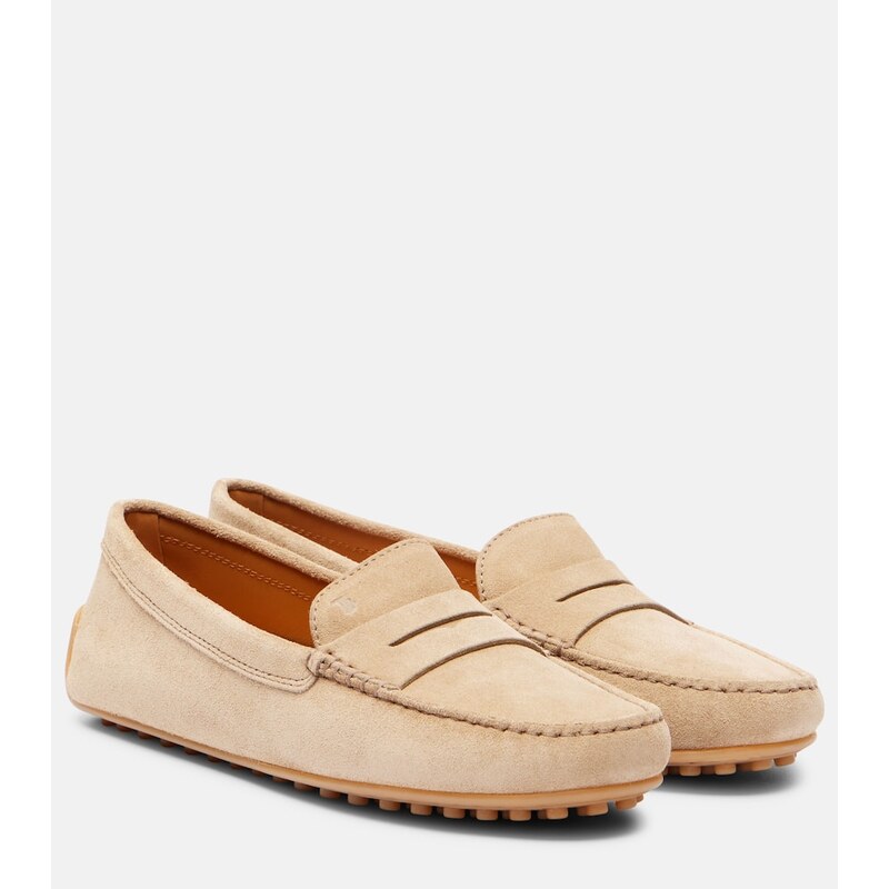 Tods Gommino Bubble suede driving shoes