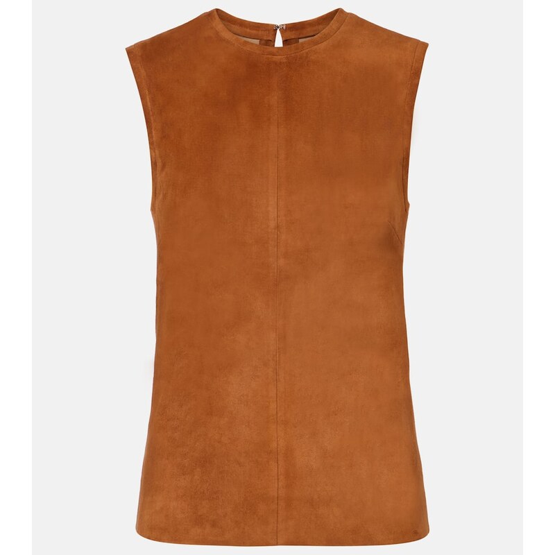 Stouls Miuccia suede top