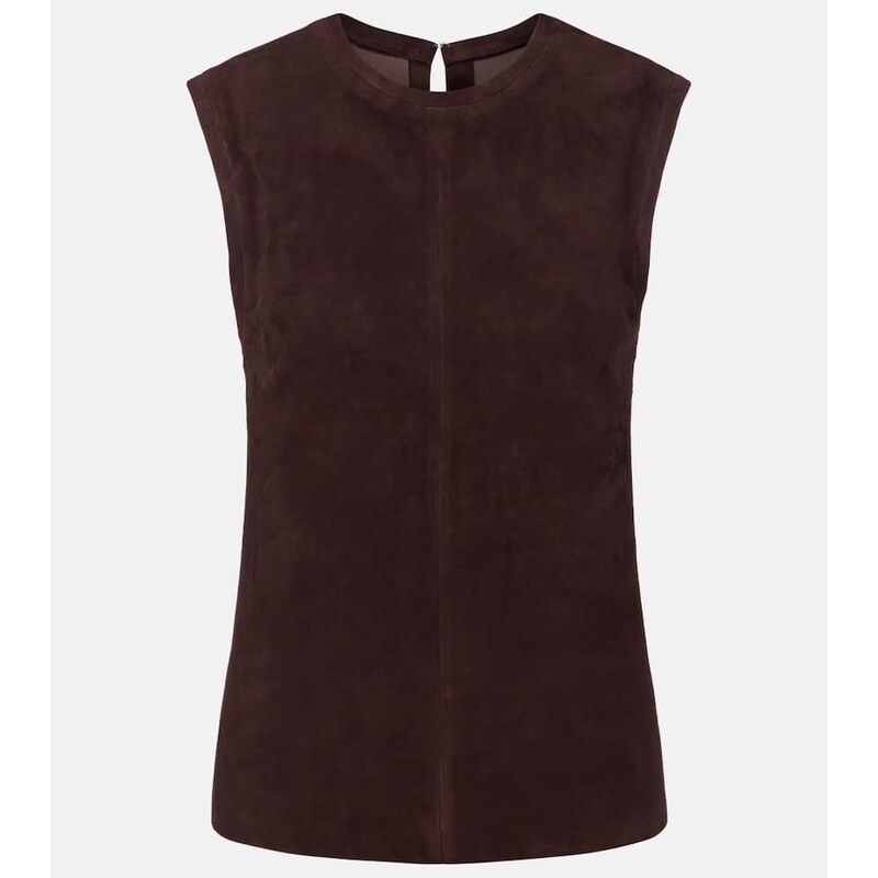 Stouls Miuccia suede top