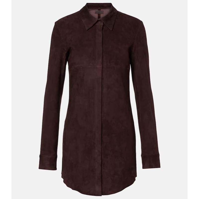 Stouls Geraldine suede shirt dress
