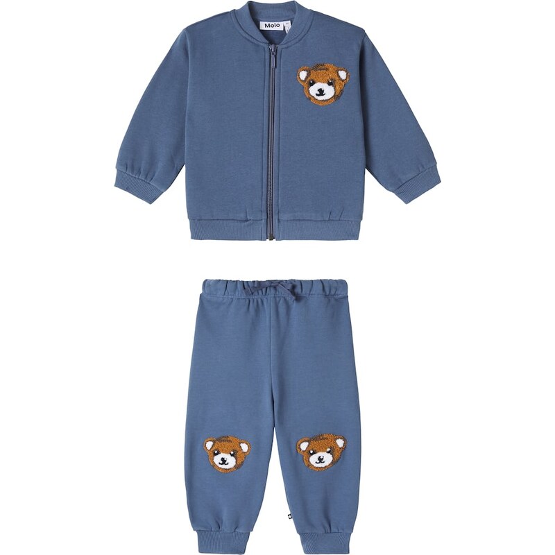 Molo Baby embroidered cotton tracksuit