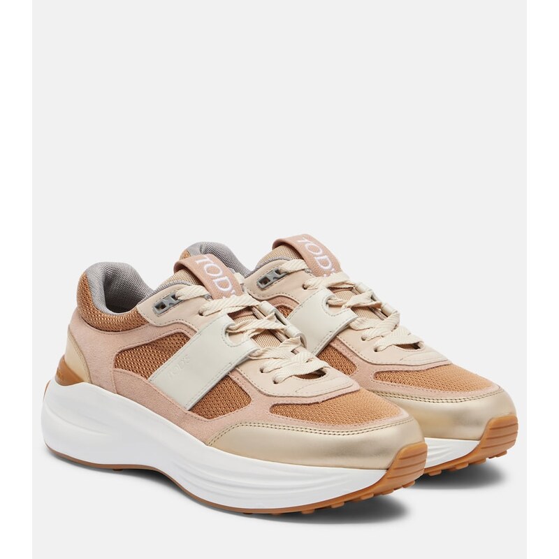 Tods Leather-trimmed sneakers