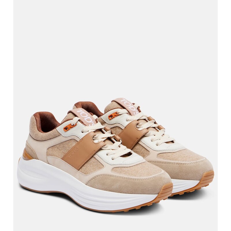 Tods Leather-trimmed sneakers