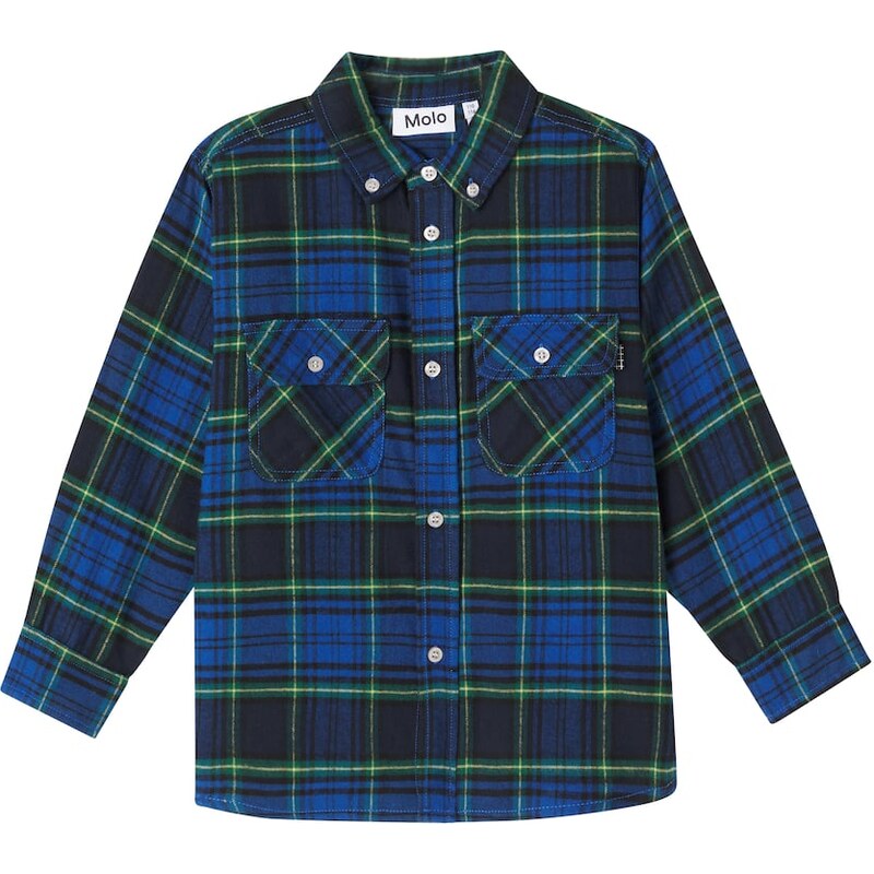 Molo Rozzy checked cotton flannel shirt
