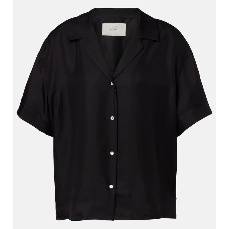 Asceno Prague silk twill shirt