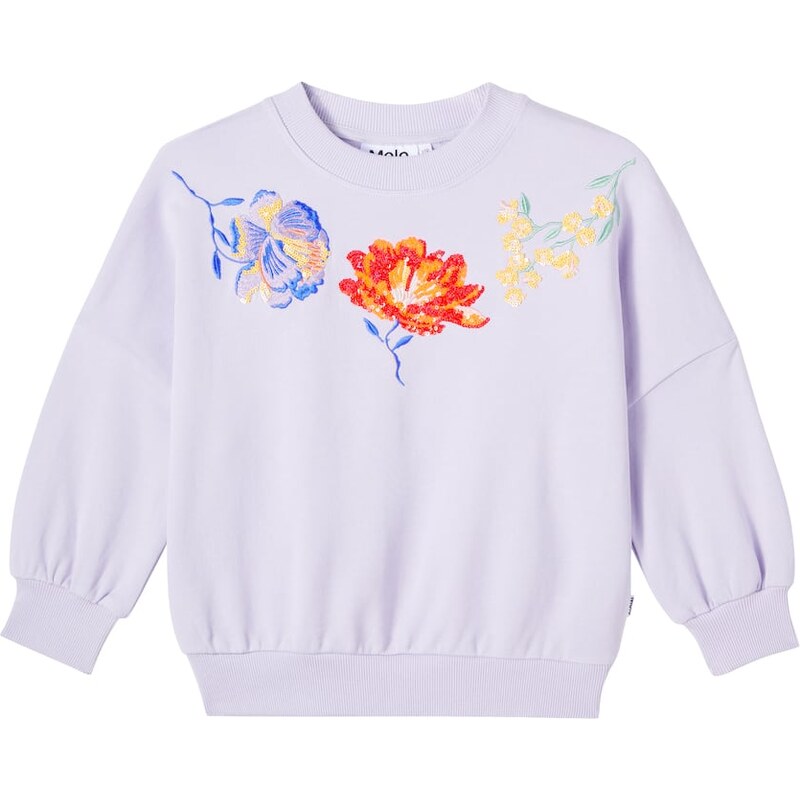 Molo Marika floral cotton jersey sweatshirt