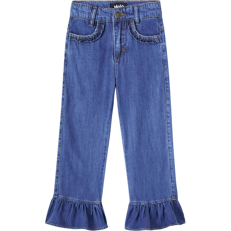 Molo Amara ruffled straight jeans