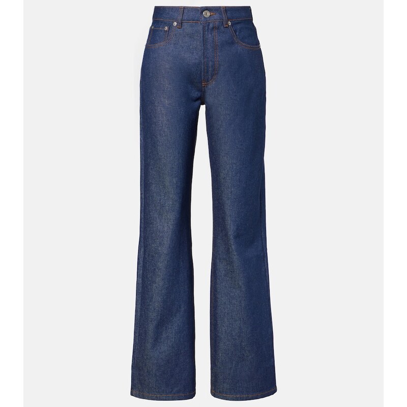 Ami Paris Mid-rise straight jeans