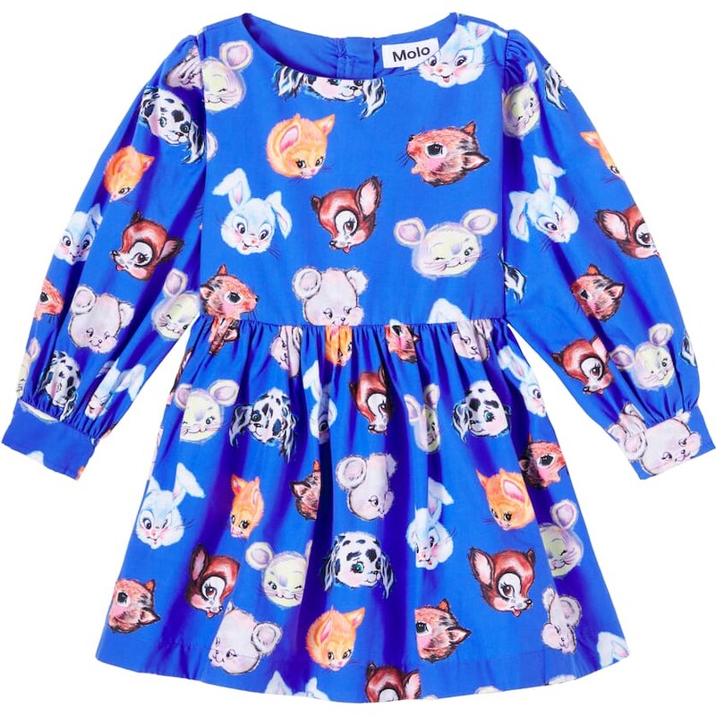 Molo Cleo printed cotton poplin dress