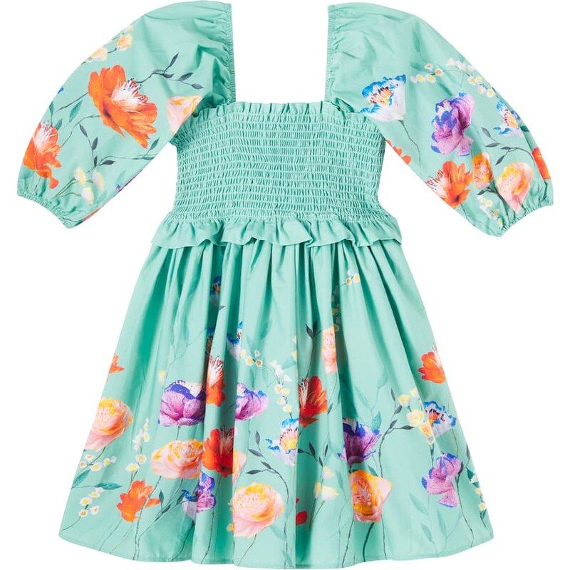 Molo Chipie floral cotton poplin dress