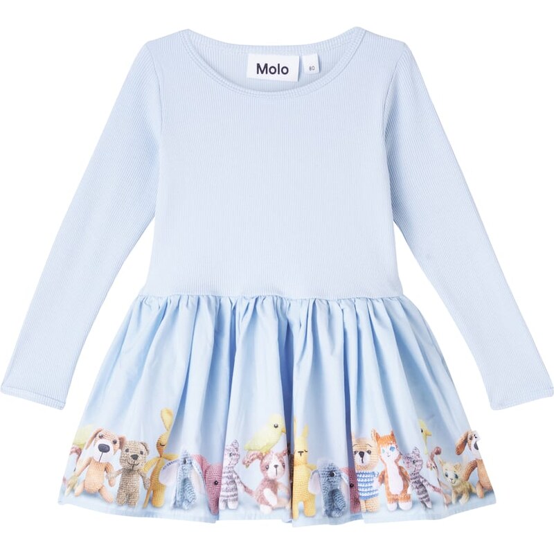Molo Baby Candi printed cotton-blend dress