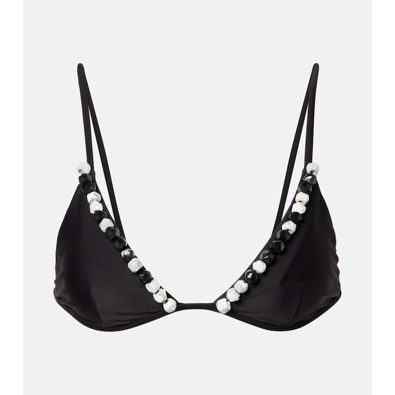 SIR Baci beaded bikini top