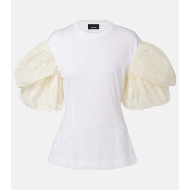 Simone Rocha Puff-sleeve cotton jersey T-shirt