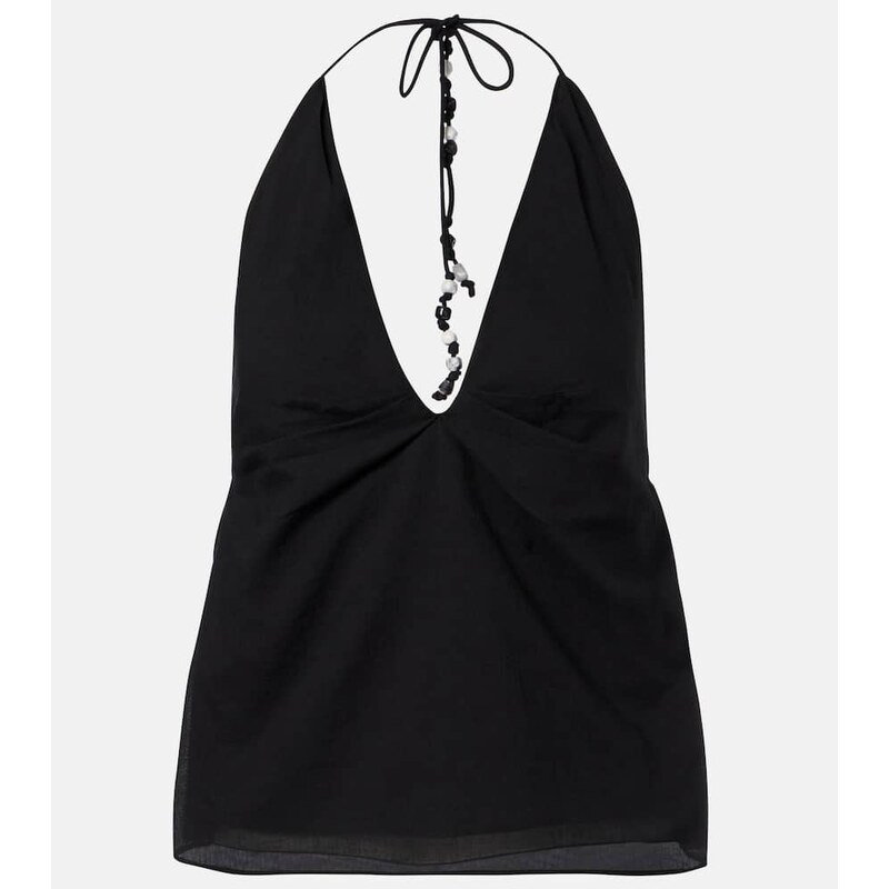 SIR Azura halterneck cotton top