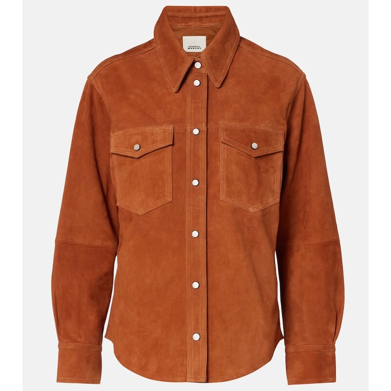 Isabel Marant Delcia suede shirt