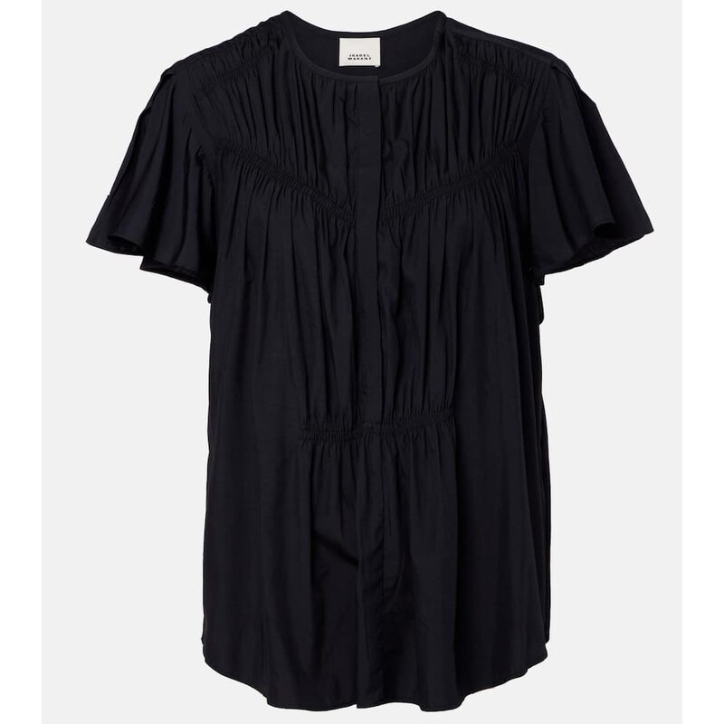 Isabel Marant Synda gathered top