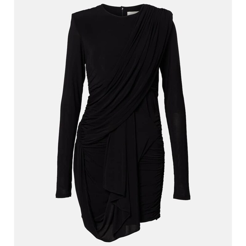 Isabel Marant Georgia draped gathered jersey minidress