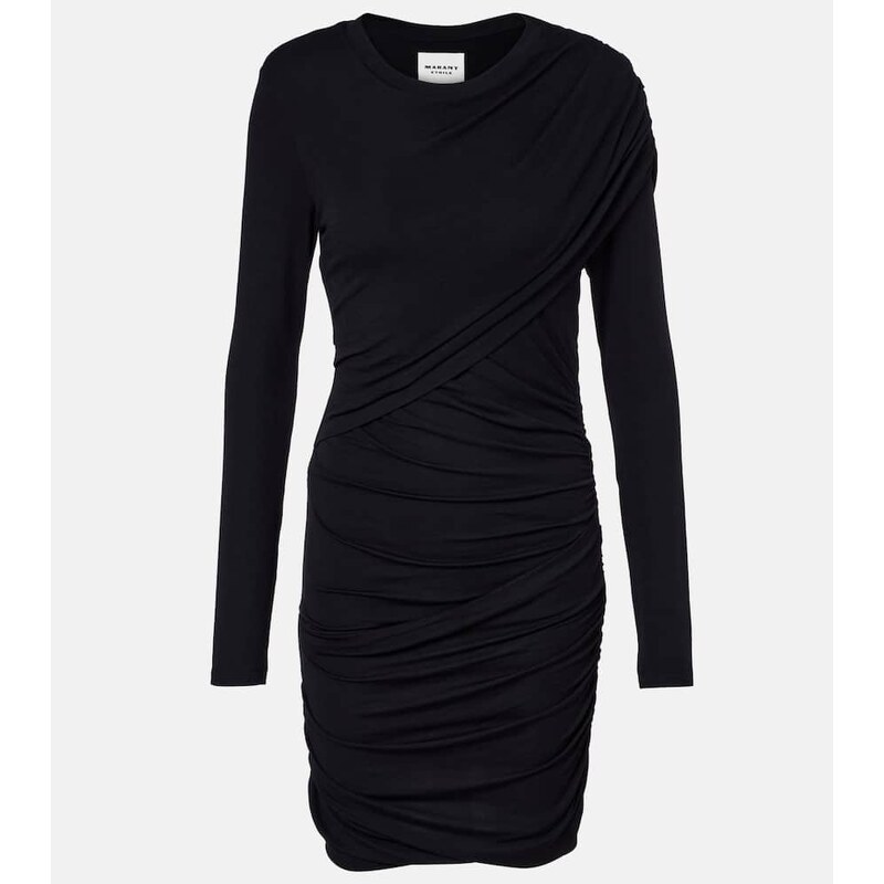 Marant Etoile Denise draped jersey minidress
