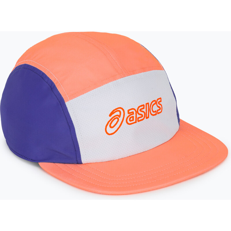 Kšiltovka ASICS Performance Running 5 Panel sun coral/brilliant