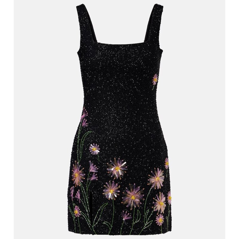 Staud Le Sable beaded minidress