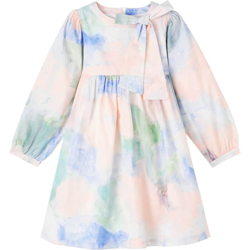 Bebe Organic Alyssa ruched cotton dress