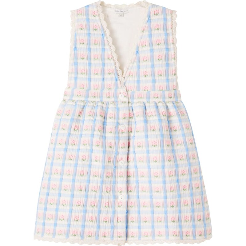 Bebe Organic Zora floral cotton-blend dress