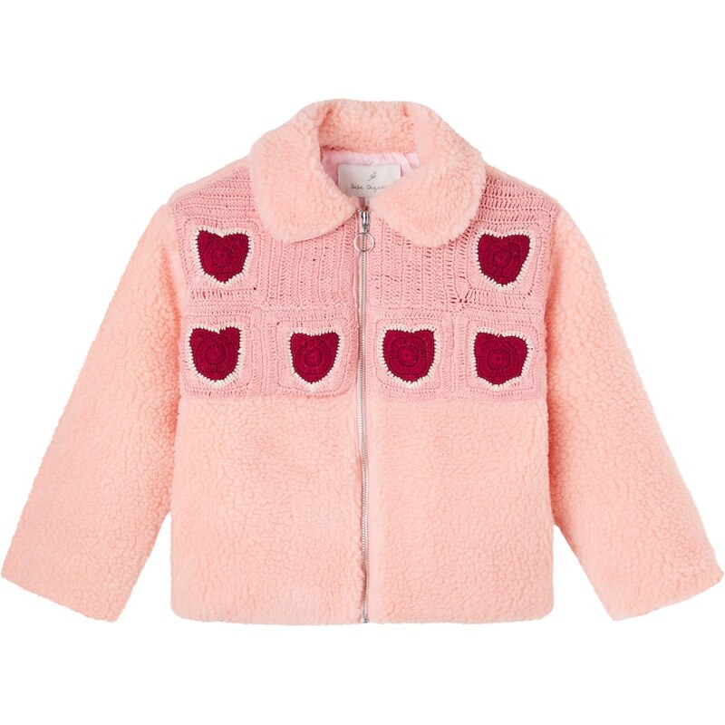 Bebe Organic Emma crochet jacket