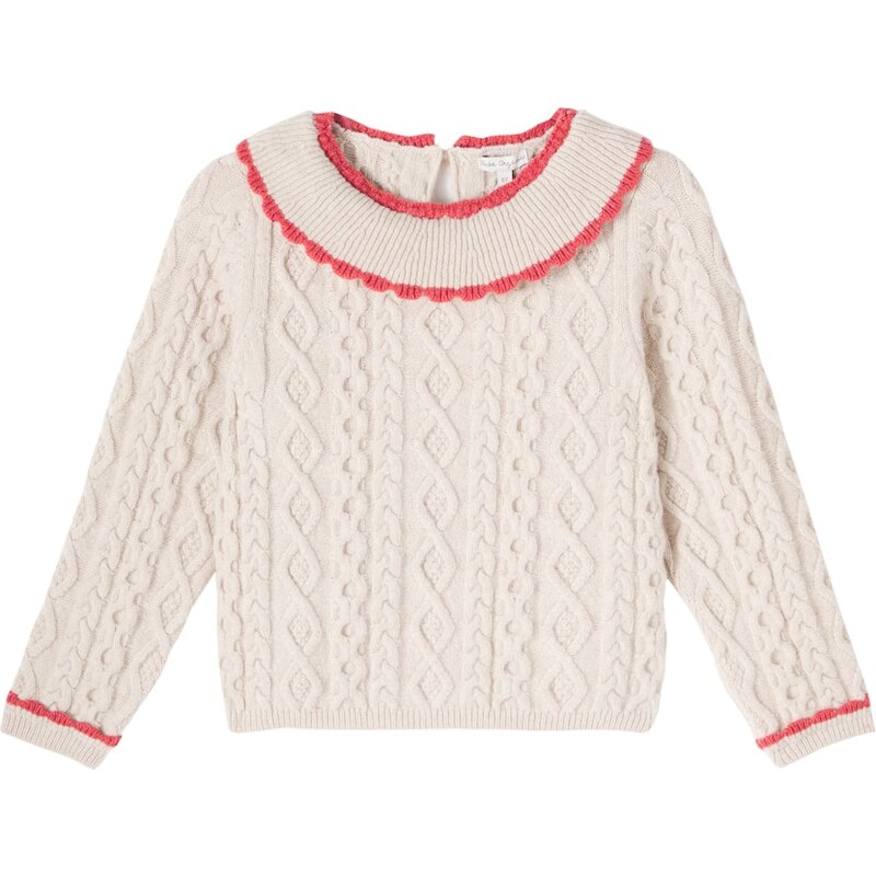 Bebe Organic Sienna cable-knit wool-blend sweater