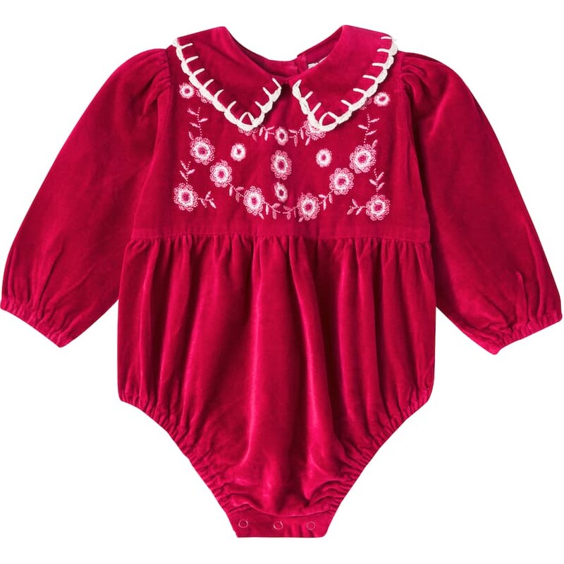 Bebe Organic Baby Millie embroidered cotton bodysuit