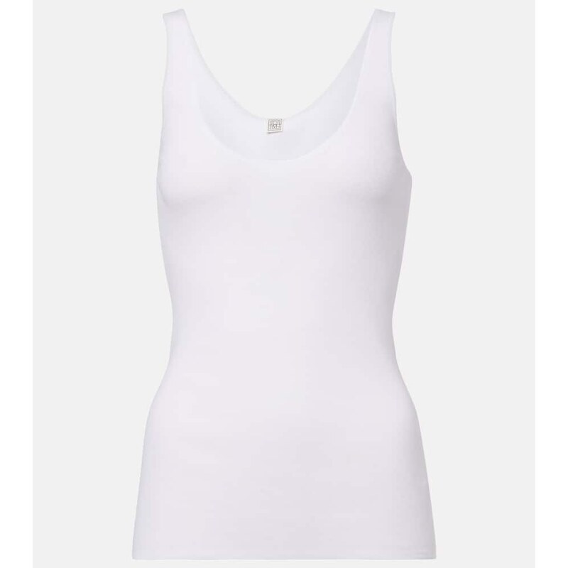 Toteme Cotton jersey tank top