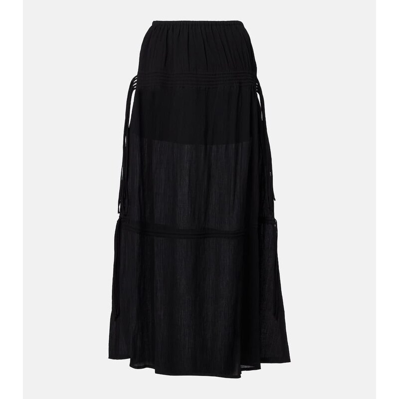 Toteme Cotton maxi skirt