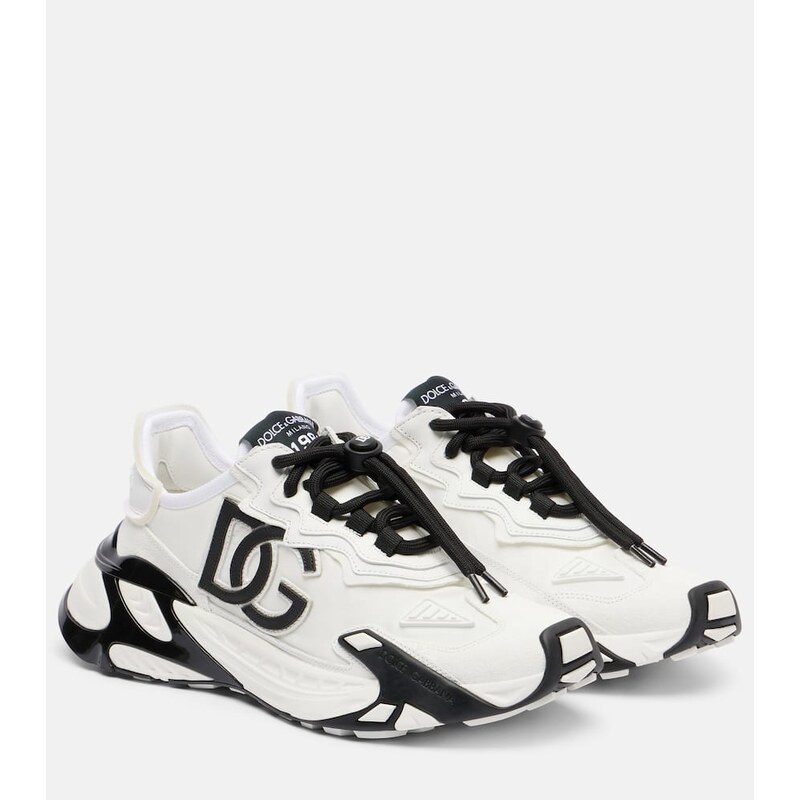 Dolce&Gabbana Day Faster DG suede-trimmed sneakers