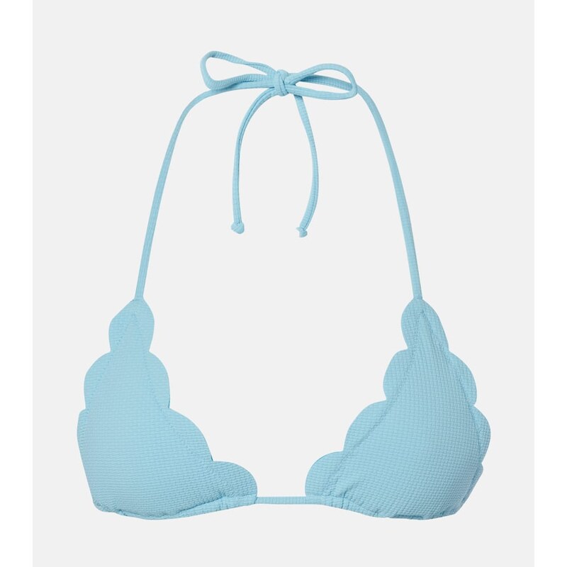 Marysia Broadway scalloped bikini top