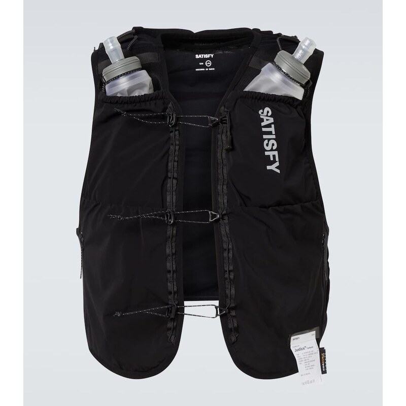 Satisfy x HydraPak Justice vest and flasks set