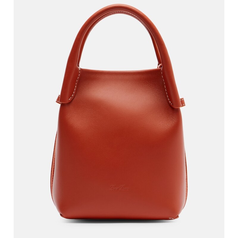 Loro Piana Bale Mini leather tote bag