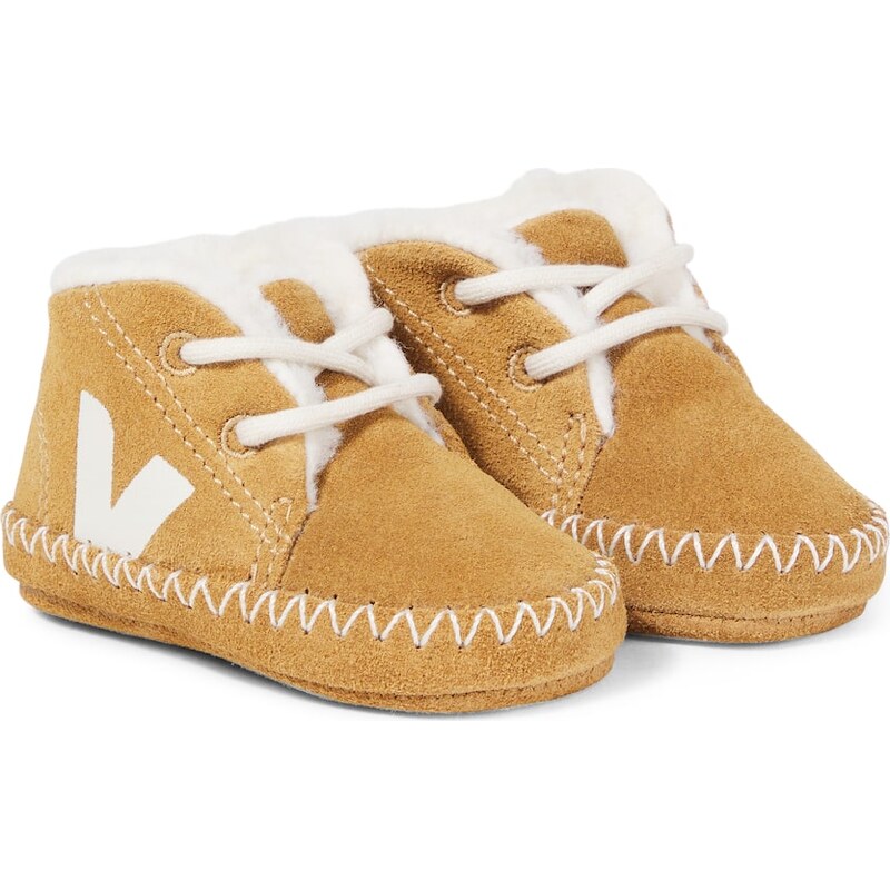 Veja Kids Baby Winter Light suede sneakers