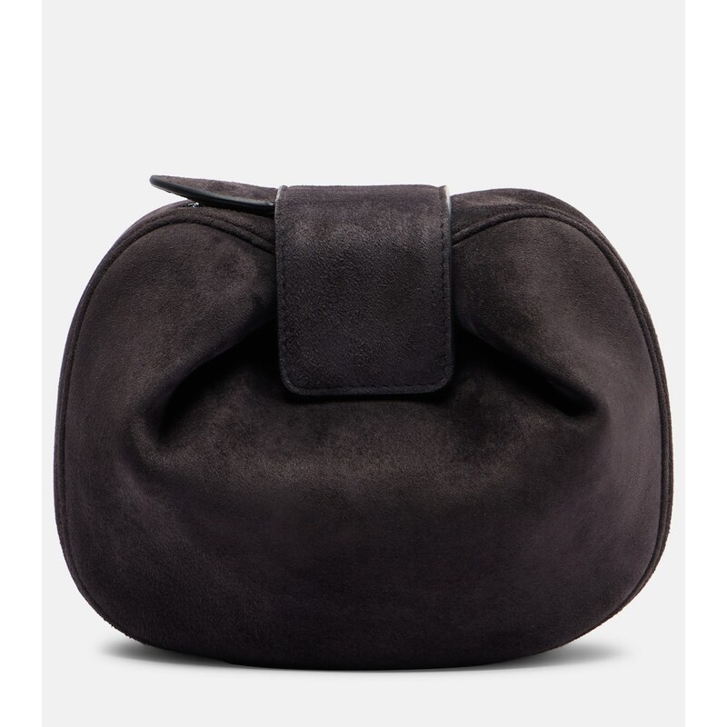 Gabriela Hearst Demi suede clutch