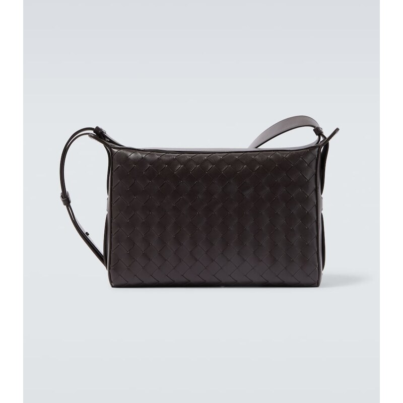 Bottega Veneta Tribeca Intrecciato leather crossbody bag