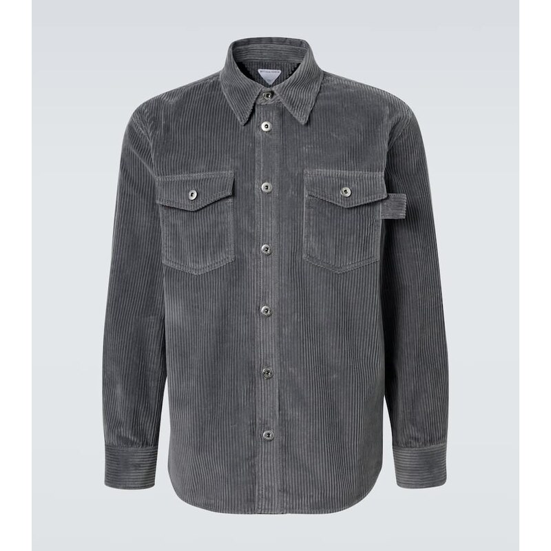 Bottega Veneta Matt cotton corduroy shirt