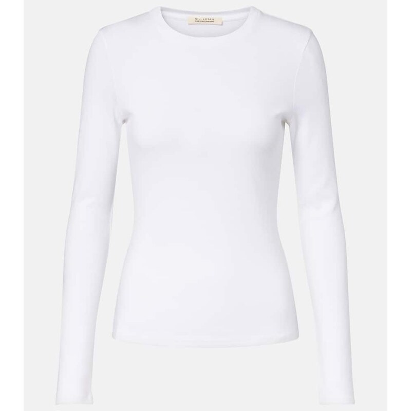 Nili Lotan Emilie cotton jersey T-shirt
