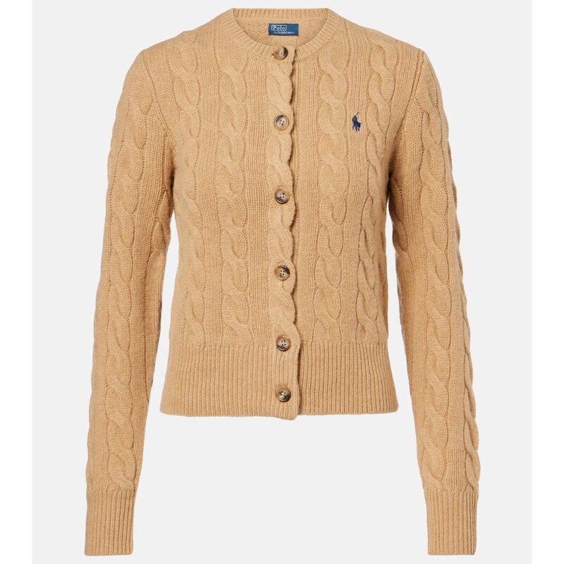 Polo Ralph Lauren Cable-knit wool and cashmere cardigan