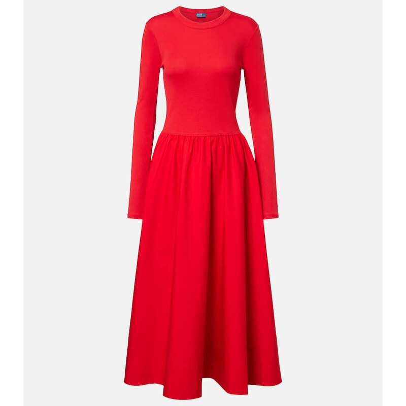 Polo Ralph Lauren Cotton midi dress