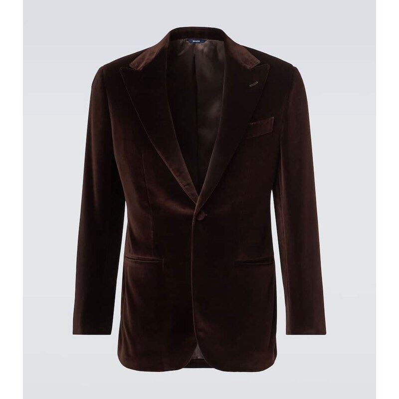 Thom Sweeney Cotton velvet blazer