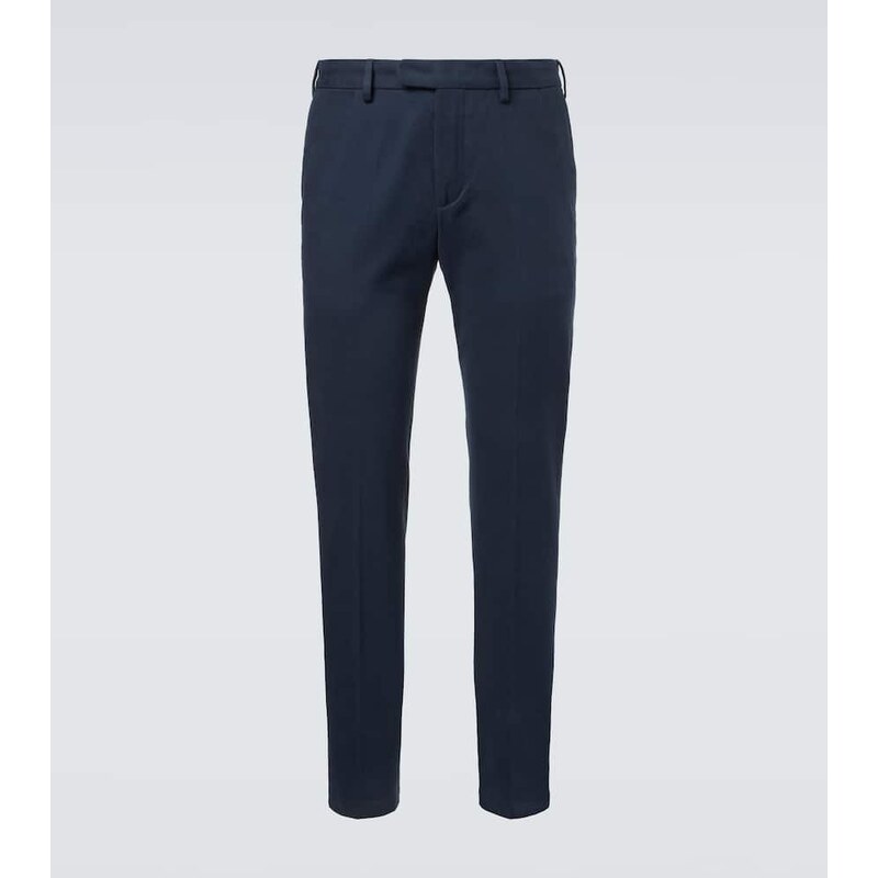 Thom Sweeney Cotton twill slim pants