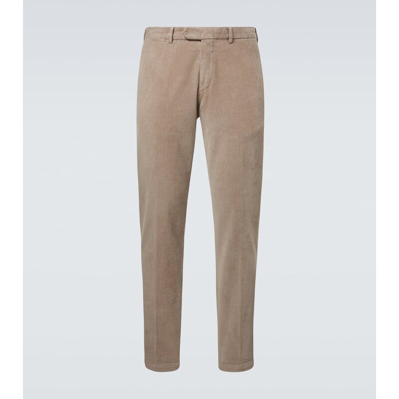 Thom Sweeney Cotton-blend corduroy slim pants