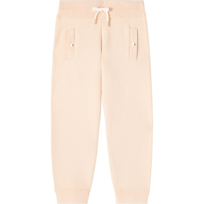 Chloé Kids Logo cotton and wool sweatpants