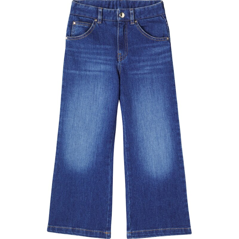 Chloe Kids ChloÃ Kids Mid-rise wide-leg jeans