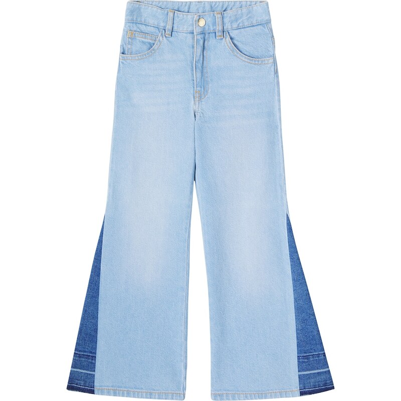 Chloe Kids ChloÃ Kids Colorblocked flared jeans